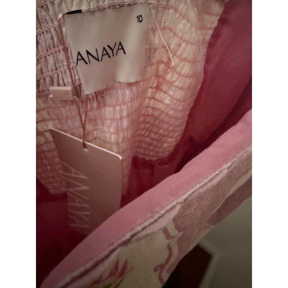 New few Moda ANAYA Ziggy Dress linen blend dress sz 10 $272 - Picture 8 of 8